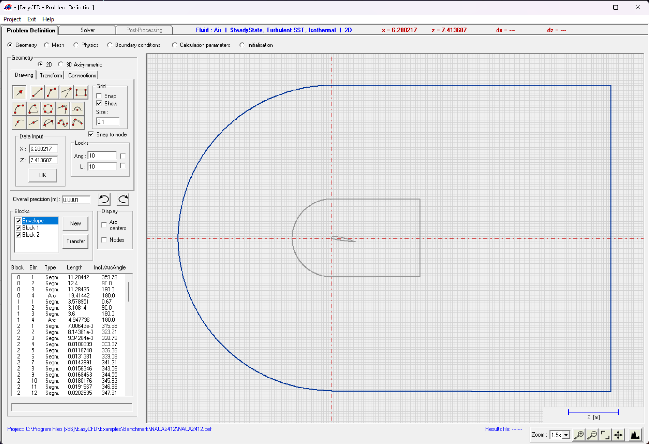 EasyCFD geometry editor